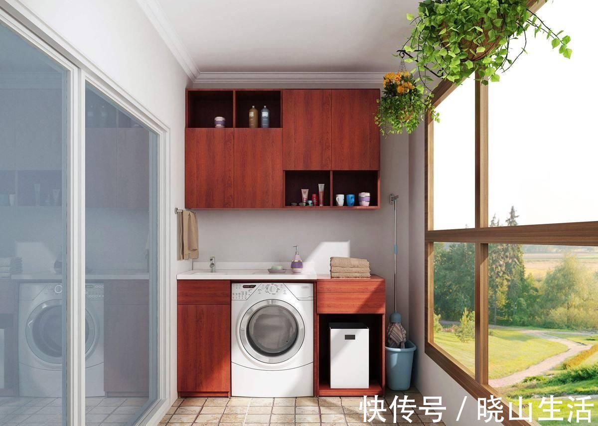 洗衣机|房子装修不要把洗衣机放阳台了,我家不懂做错,住进去肠子都悔青