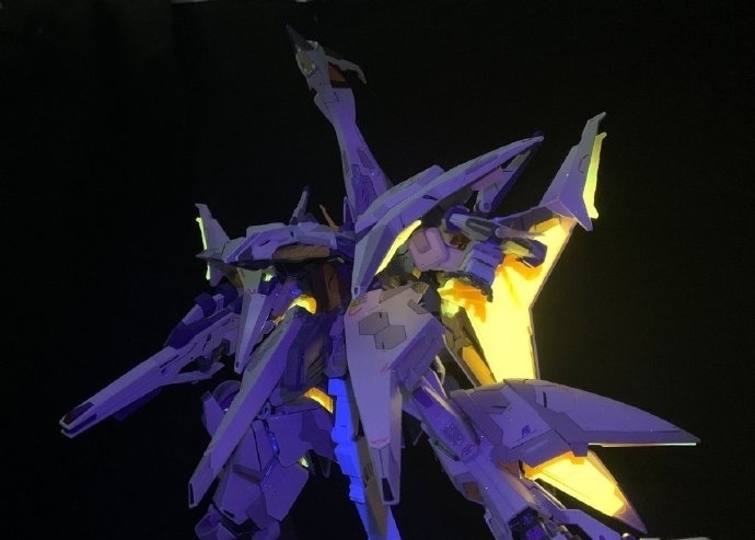 高达|黄色飞行光效还原,大白鹅佩涅罗佩高达模型