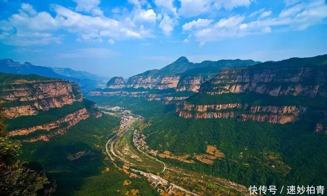 河南|河南一处国家重点风景名胜区的大峡谷，相对高差约1000米