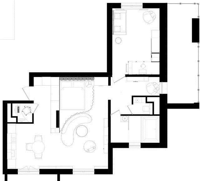 客厅|70㎡一居，把客厅当主卧，把主卧做儿童房，这才是真正的亲子宅