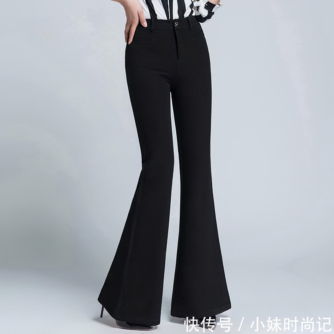 喇叭裤 不要穿老套的运动装了,现在潮女都穿这样的时尚女装,超百搭