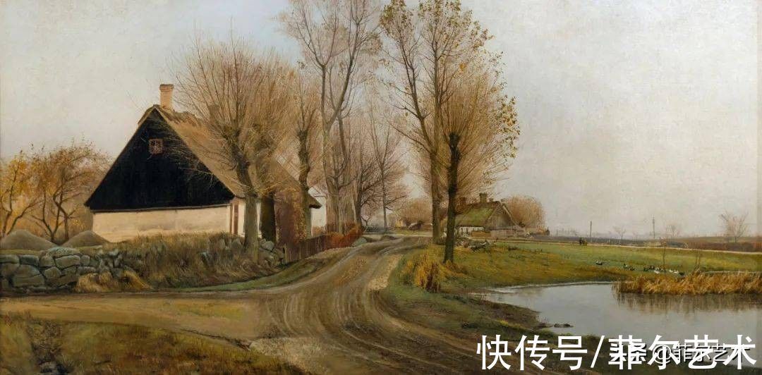 罗斯基勒·峡湾的夏日&丹麦不止有艺术大师哈默修依，画家LA Ring开创了象征主义的绘画