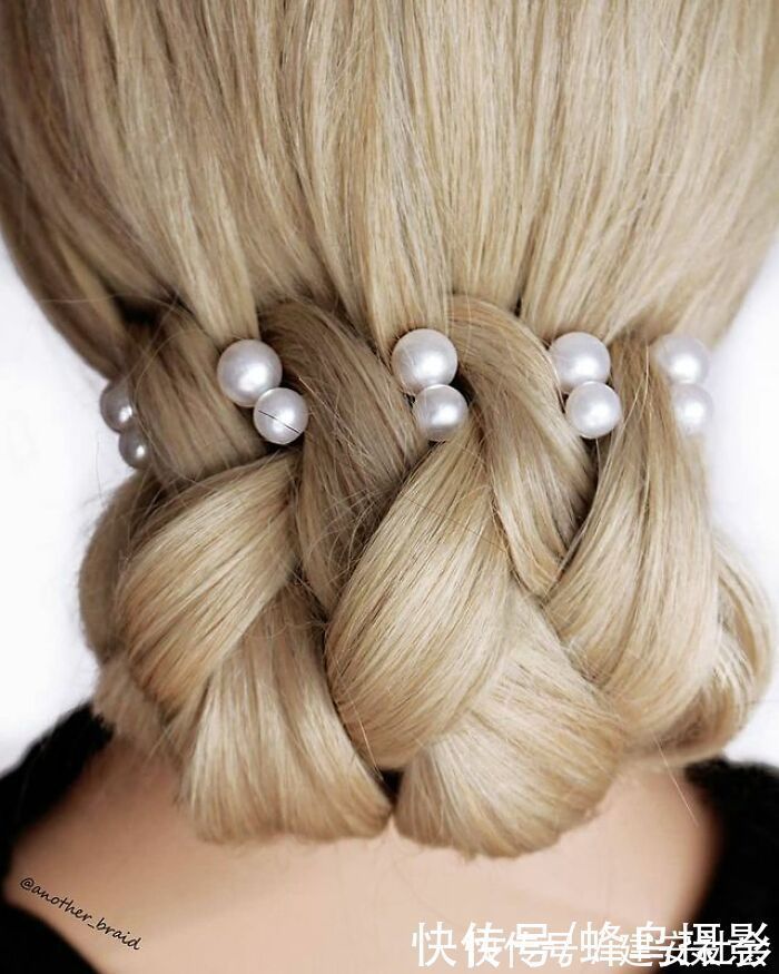 发型 65张编发照片,这哪是编头发分明是画画,图3这发型一次要半天