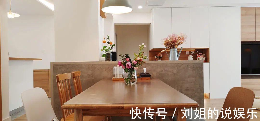 空间|124㎡原木风,干净舒适的居家空间,这设计好特别!