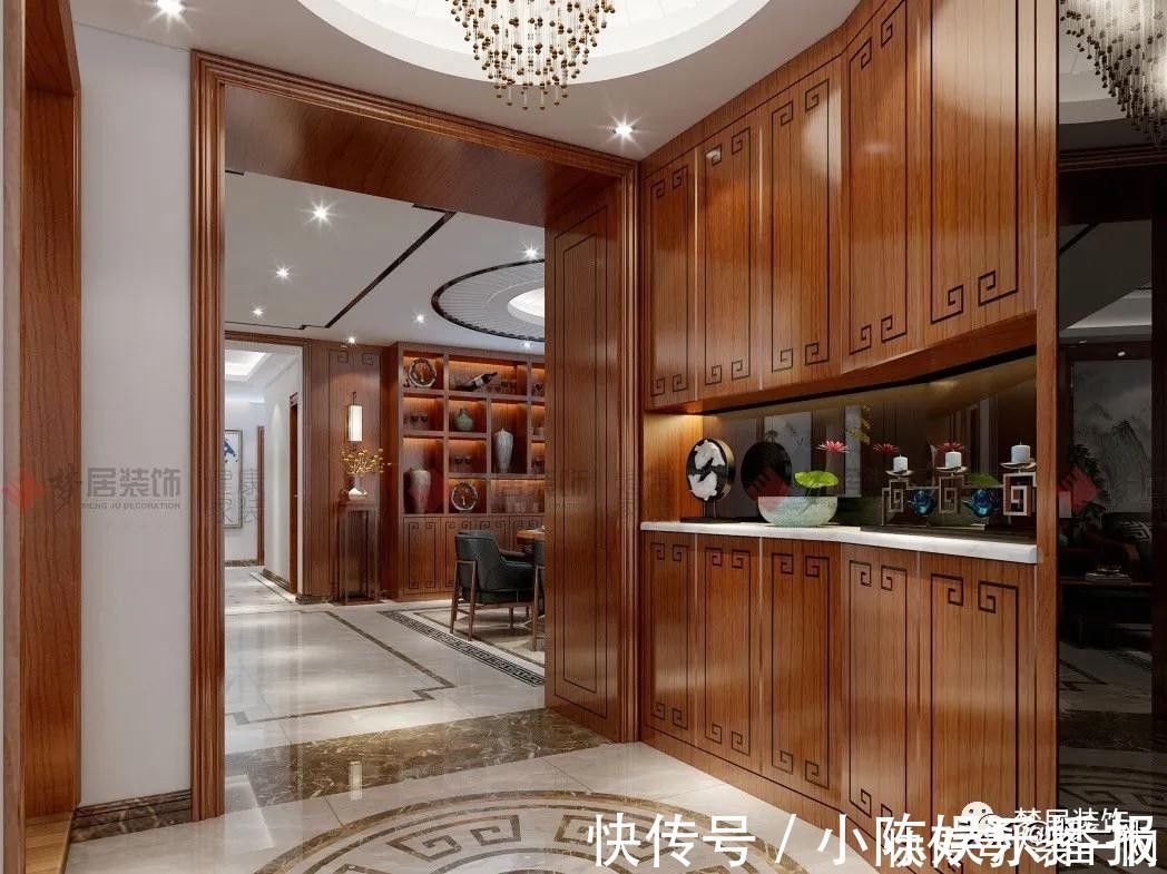 中式风|255平中式风装修案例,于空间变化中感受中式雅致家居