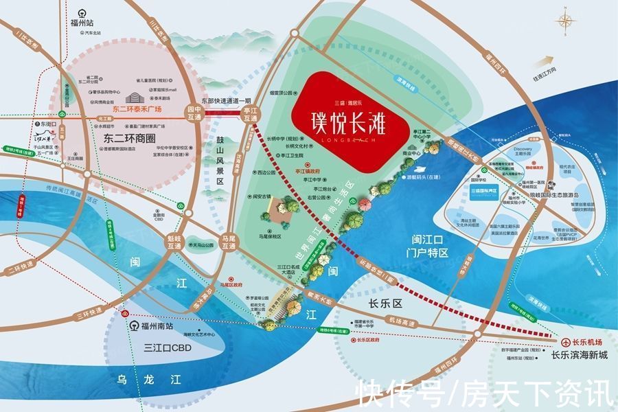 公摊|「楼盘评测」三盛雅居乐·璞悦长滩，2021年10月福州马尾必看品质楼盘