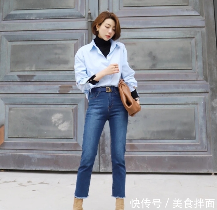 卫衣 40岁以上女人,不要叠穿卫衣了,扮嫩!现在流行叠穿衬衫,特高级