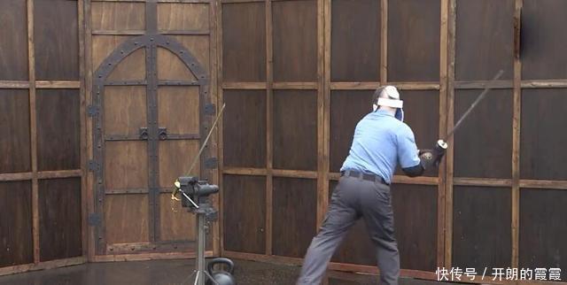 四棱锏&这把老外复原的中国古代四棱锏,威力骇人,测试起来简直太残暴