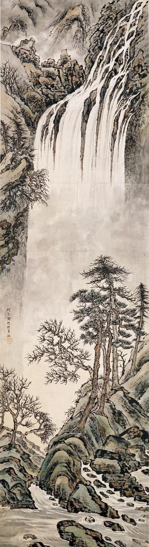 中国画|中国画-何香凝绘画,别开洞天!