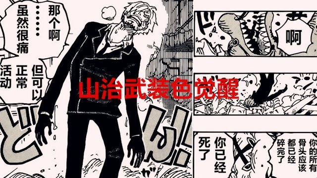 索隆|海贼王即便山治武装色觉醒,索隆速度开挂,但依旧被路飞克制