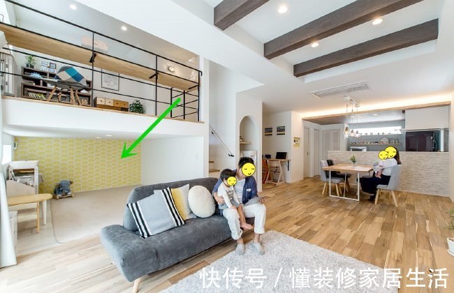 书房|见识到了最强装修，儿童床抬高睡上铺，下面留空装衣帽间和书房