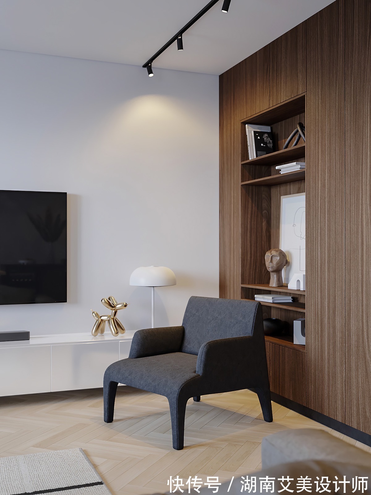 客餐厅|178㎡现代风软装设计,空间舒适宜人!