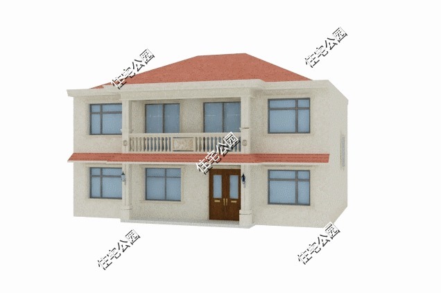 农村|14×9米带庭院二层洋楼,农村房子这样建,实用