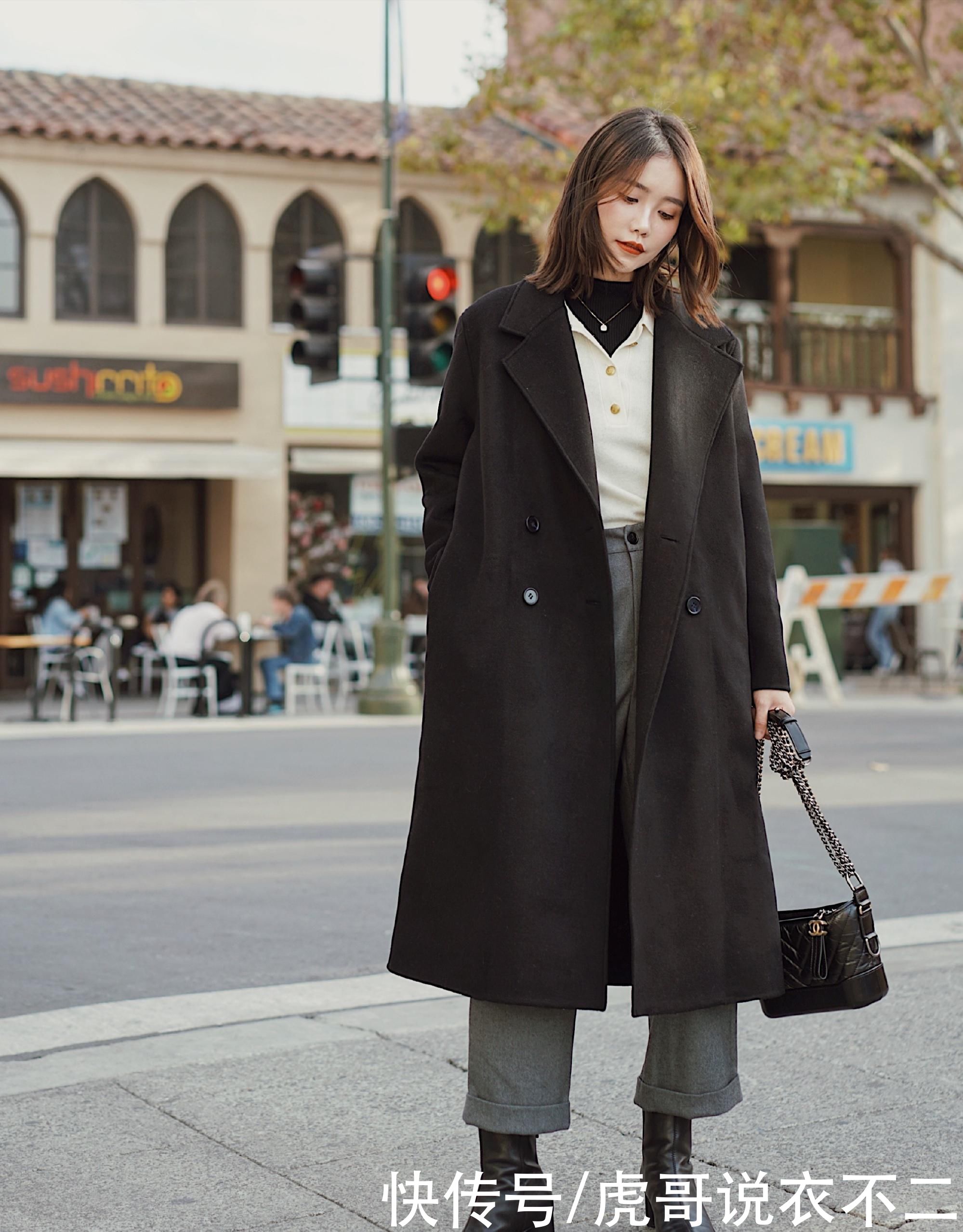 优雅的女人穿大衣遵循这3点，冬季照样美出新高度，赶紧get吧