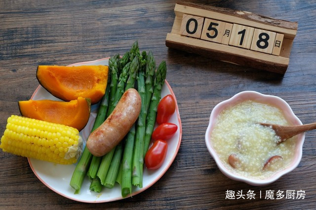 水煮西兰花|29天早餐分享,一人份,有荤有素有粗粮,自己做的早餐就是香