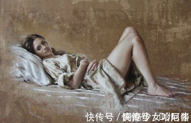 厚重感$赏心悦目,活色生香——女画家色粉笔下极致唯美的女性人体肖像