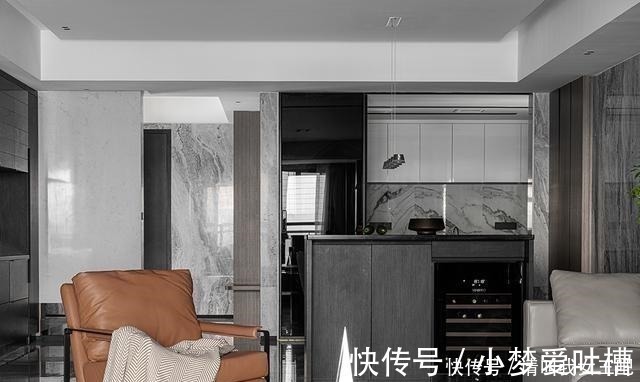 现代|180㎡大平层,现代简约+无主灯设计,客餐厅精致有格调!