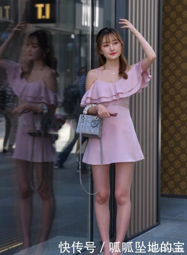 外套|白色西装外套搭配黄绿色短裤,干净优雅,清纯灵动