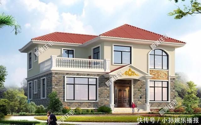 屋面处|2栋宽13米左右的农村别墅，第一栋造价23万，第二栋带柴火房