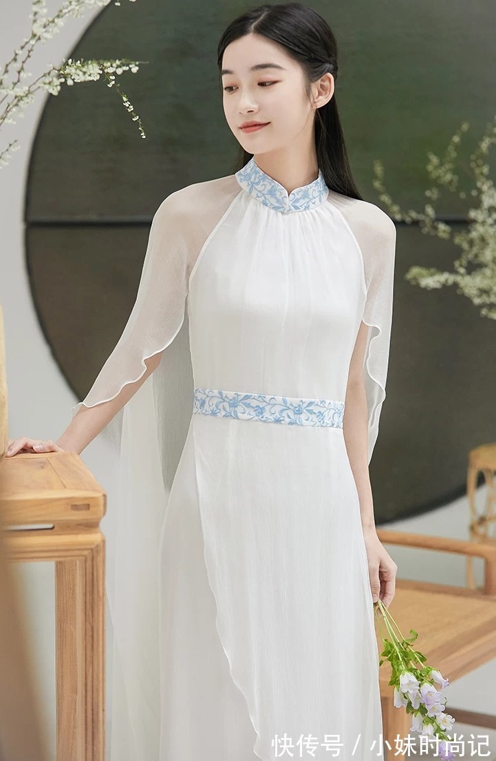 连衣裙|中国风连衣裙,超仙飘逸,像是梦境一样