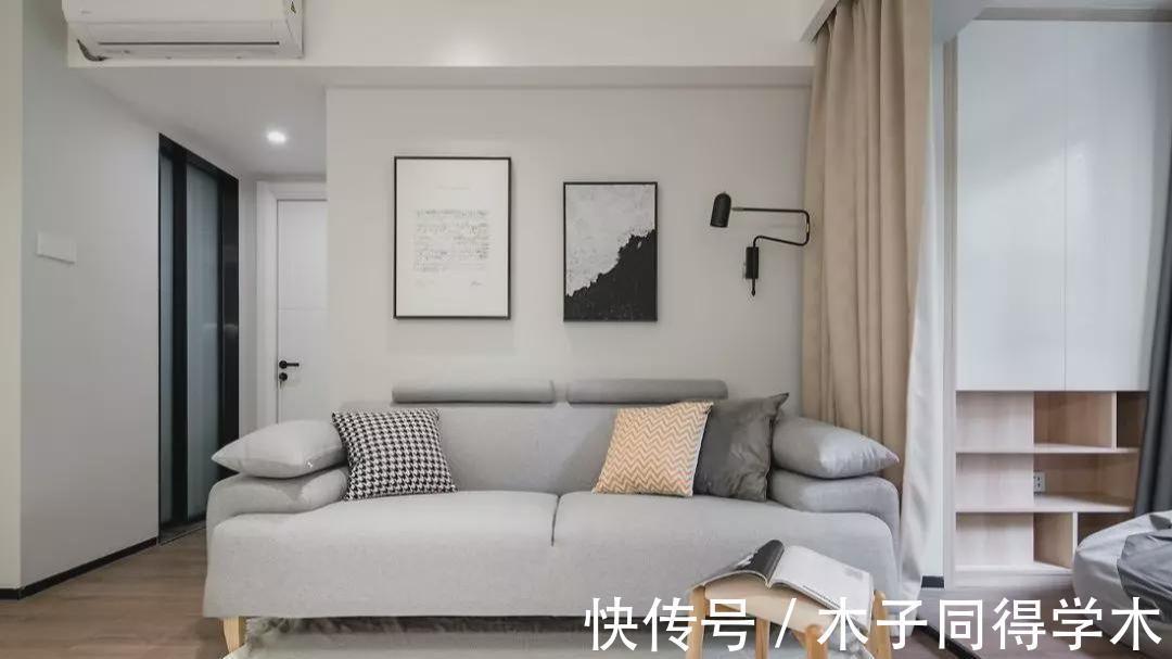 大理石|67㎡舒适北欧2室2厅,打造清新实用的乐活小筑