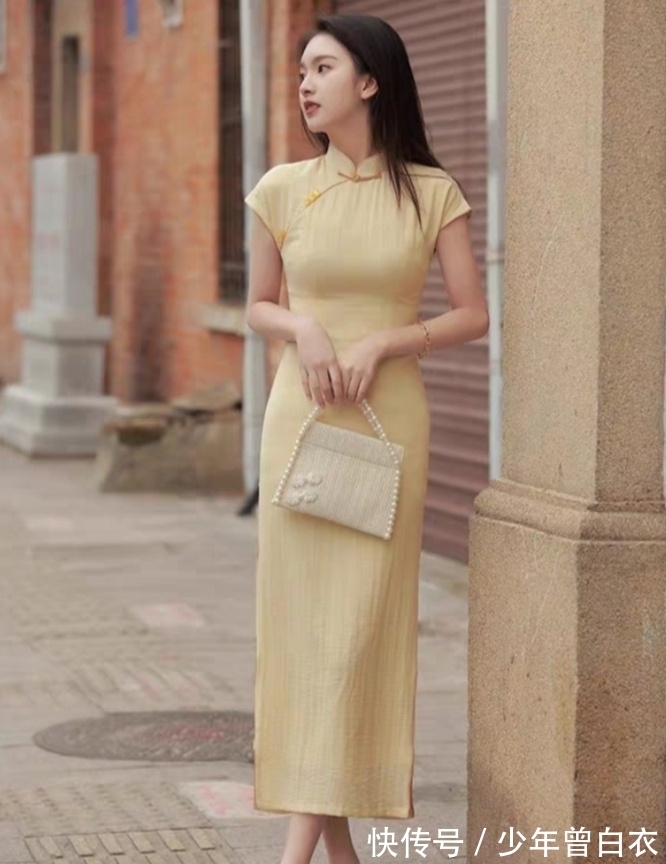 旗袍 迷人旗袍美女完美身材,展示现代东方女性韵味