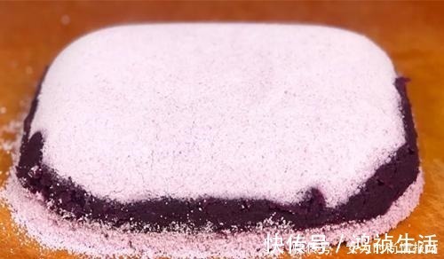 蛋糕|还在做电饭煲蛋糕试试这款松糕,颜值高更美味,香甜软糯更简单