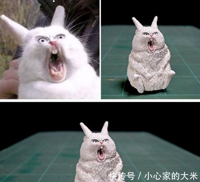 大神将猫咪制作成沙雕手办,总感觉不对劲,这明明就是个“鸡腿”