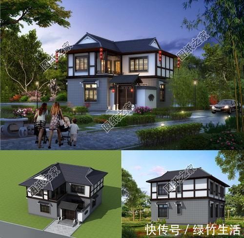 小户型|农村9乘9米左右的二层建房图，占地小巧，来年住进去的就是你