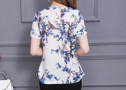 雪纺 适合三四十岁女人穿的雪纺衫,精致甜美,好看又遮肉