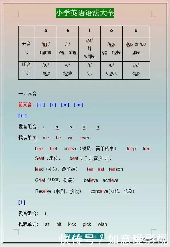 俞敏洪力荐这份小学英语语法，给孩子天天背，英语再差也不下98