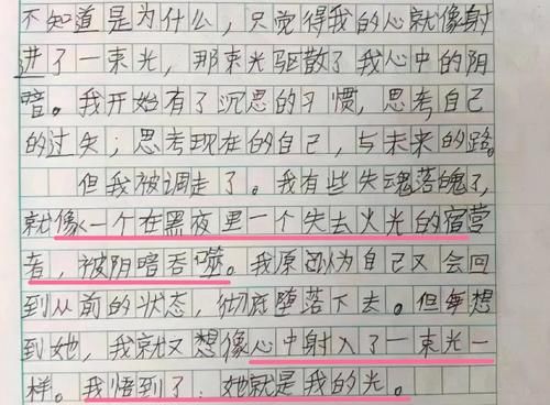 “她是我的一束光！”小学生作文“暗恋”走红，网友：第一句就跪了