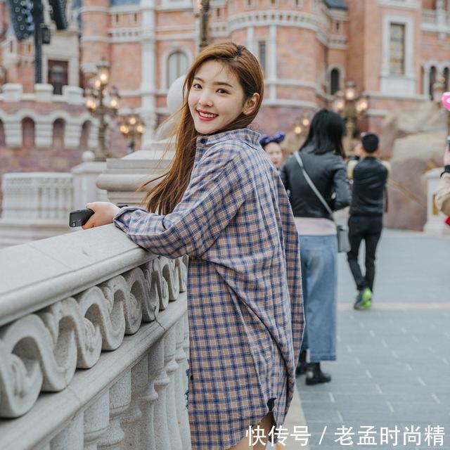 中长款|中长款衬衫,不放在裤子里,也可以穿出随意感