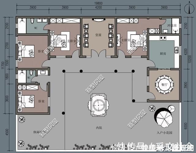 户型|农村养老房还是一层好,强烈推荐第3套17万建好,确定不动心!