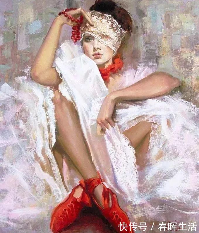 脱俗|她的油画有一种惊艳脱俗的美,乌克兰天才女画家艾琳·谢里