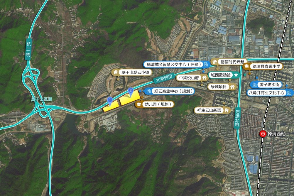 地块|争做杭州城西科创大走廊“第五城”的德清，2022将推哪些好地？