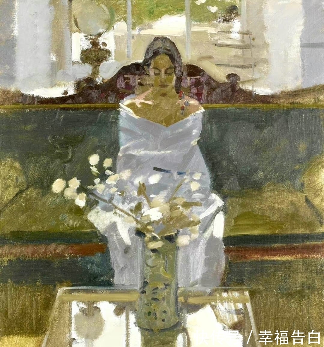 作品!英国画家 Ken Howard人物、风景作品集