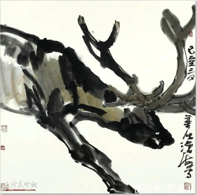 山静居画论#尹沧海教授动物系列作品欣赏:富有诗意的意象世界