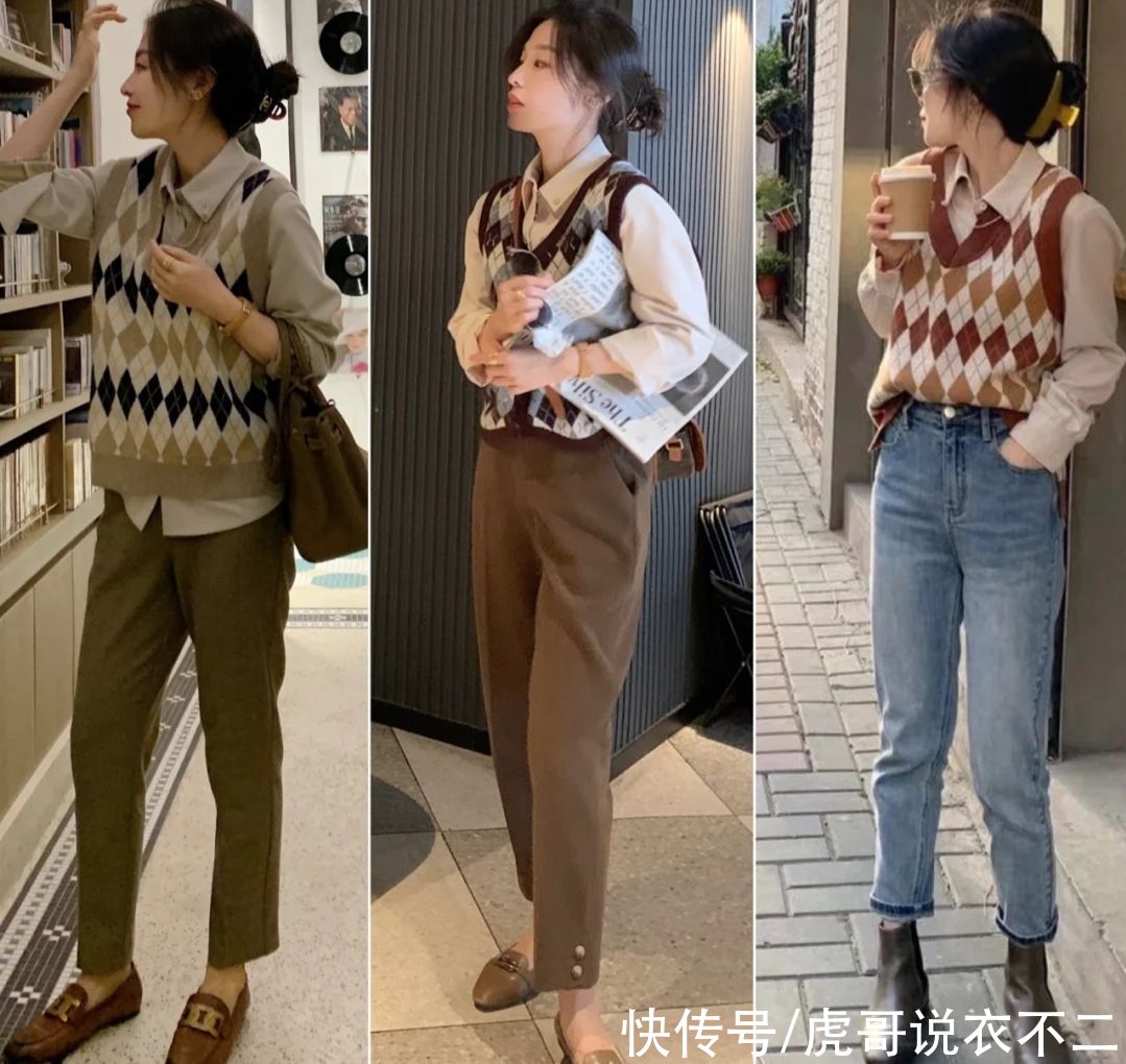 158的小个子博主真会穿，优雅实用又显高，照着穿太显气质了