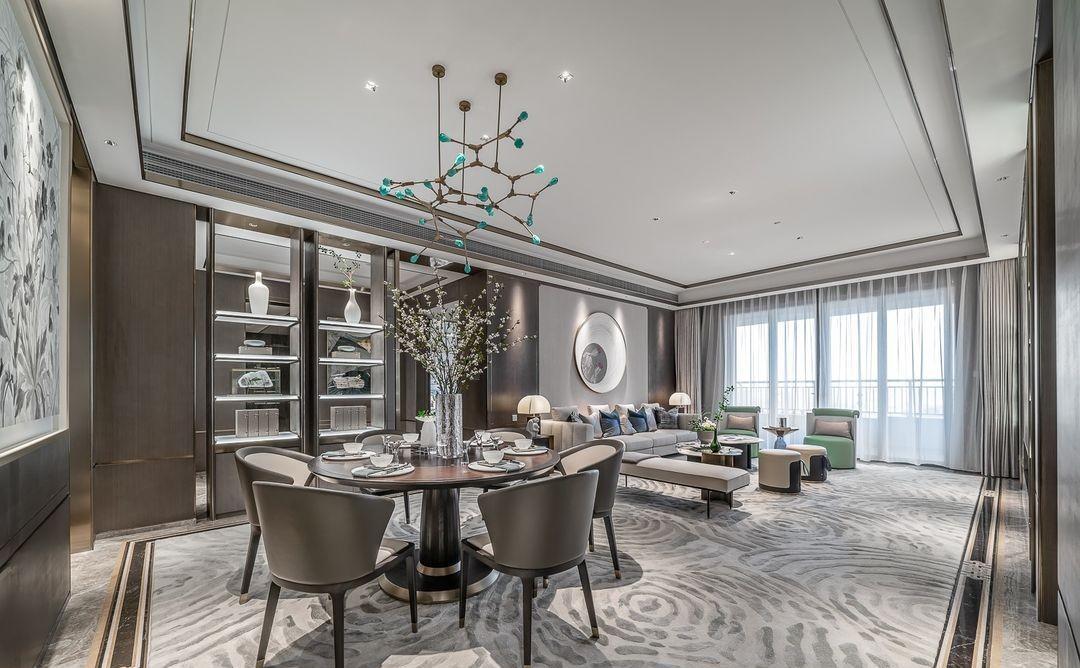 李文伟|240平大平层结构,用艺术诠释空间,为业主打造灵魂的栖息之所