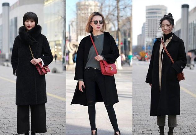 书包 黑色的大衣搭配什么样的书包,40岁的女人显年轻15岁