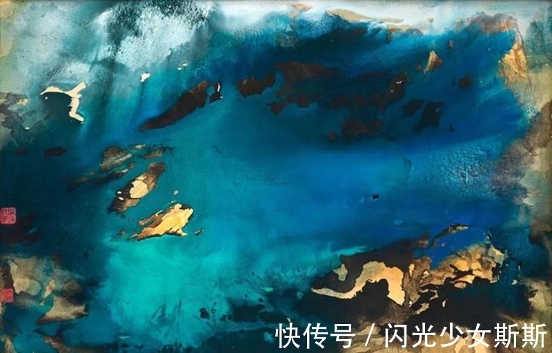 泼墨@张大千泼彩山水画动辄上亿天价,靠什么铸就了其艺术的绝世魅力?
