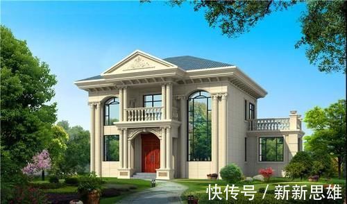 占地面积|二层别墅带小配房设计图，接地气的乡村别墅，这样的户型谁不爱？