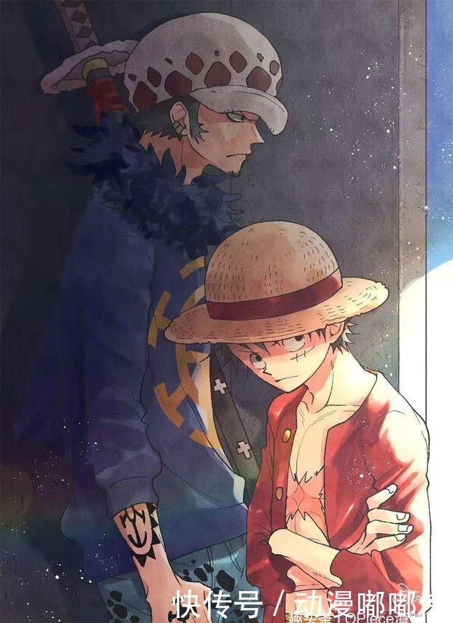 再现|海贼王:三大船长壁纸分享,经典贴脸再现,基德嫉妒罗路有东西吃