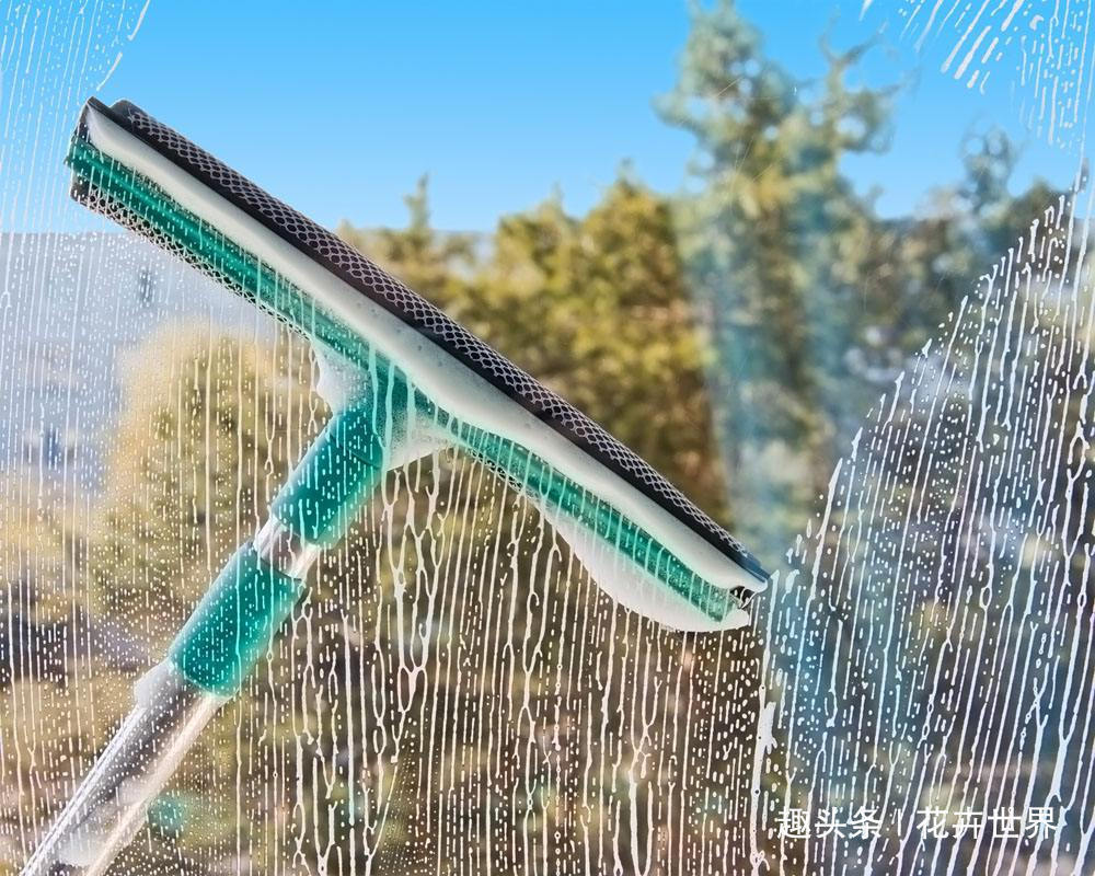 擦玻璃器|玻璃脏了不用爬窗擦！只需在水里加这一小东西，玻璃长久不落灰