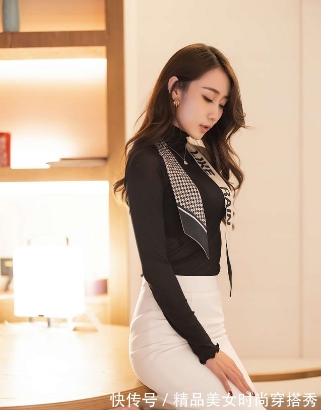 穿搭 简约大方的黑白职场穿搭,给人一种干练的感觉却又不是性感时尚