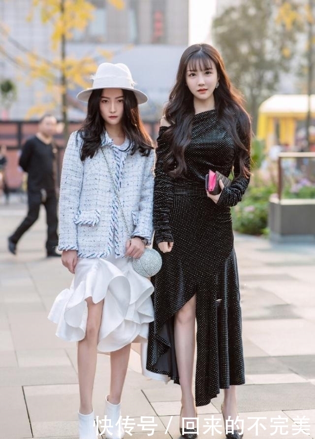 小姐姐|街拍:腿长白皙的小姐姐,丰腴有致,时尚感十足很有看头!