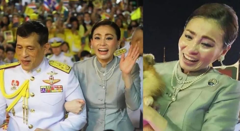 诗妮娜|诗妮娜扬眉吐气了！代泰王去皇家祭拜，戴珍珠流苏首饰艳压苏提达