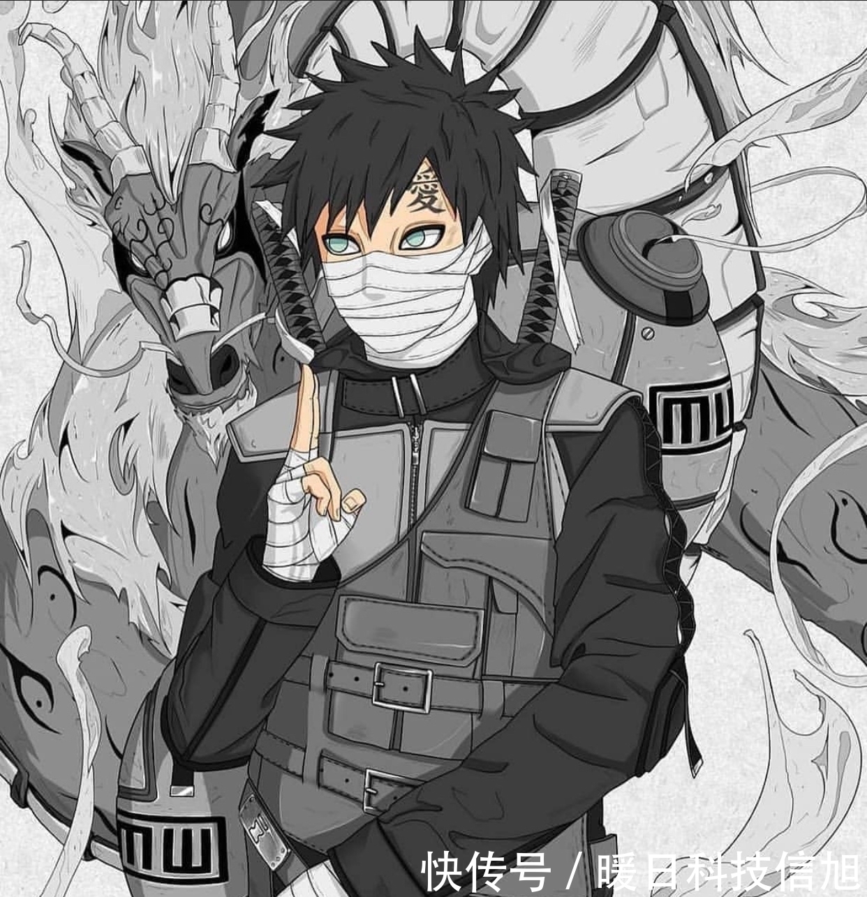 《火影忍者》全员黑发,卡卡西老师很帅气,鸣人变高冷男神