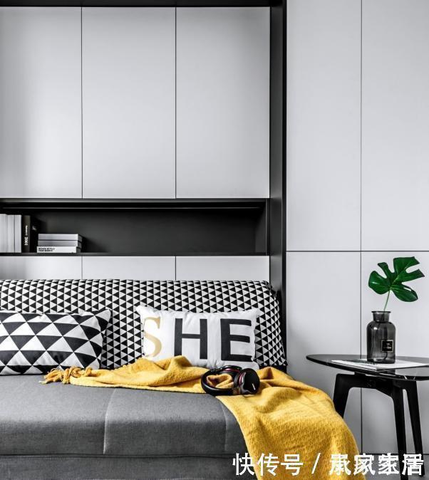 二居室|花6万改造77平二居室旧房,现代风格太漂亮,邻居以为走错门了
